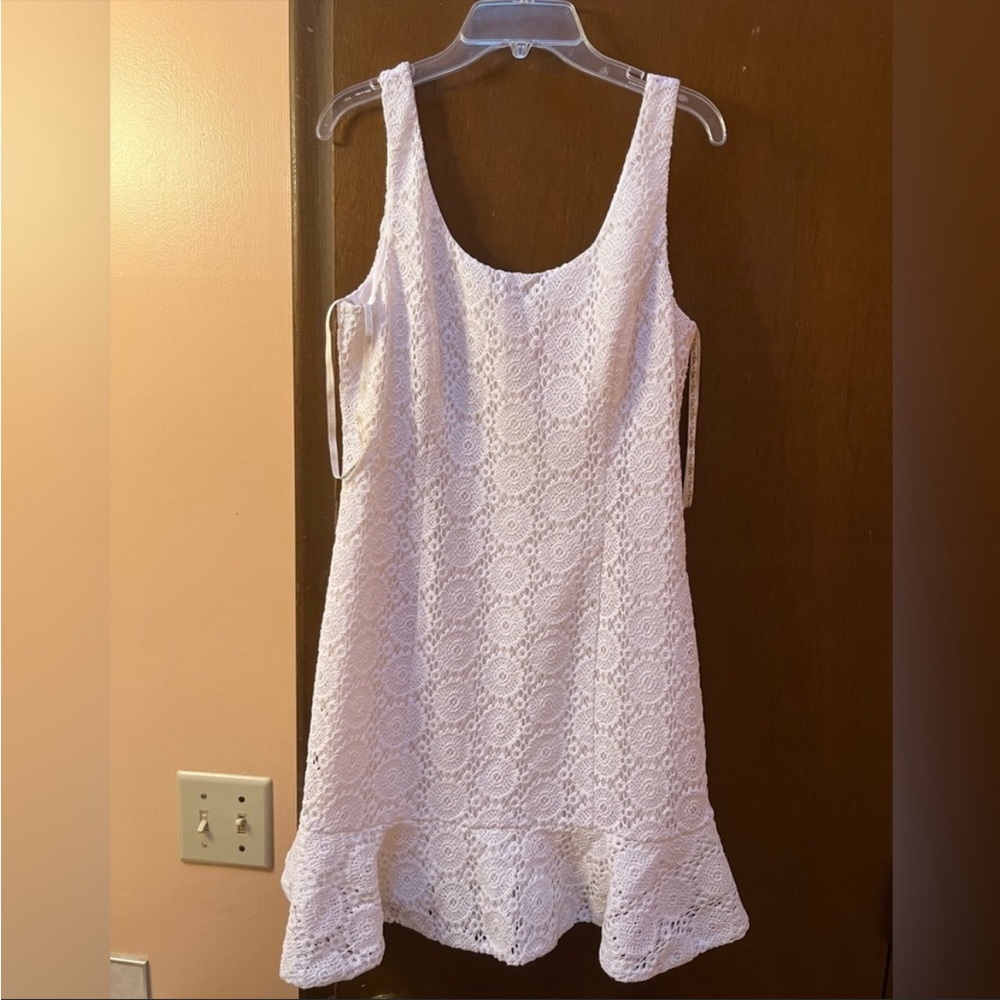 Lilly Pulitzer White Lace Mini Dress - Picture 2 of 5